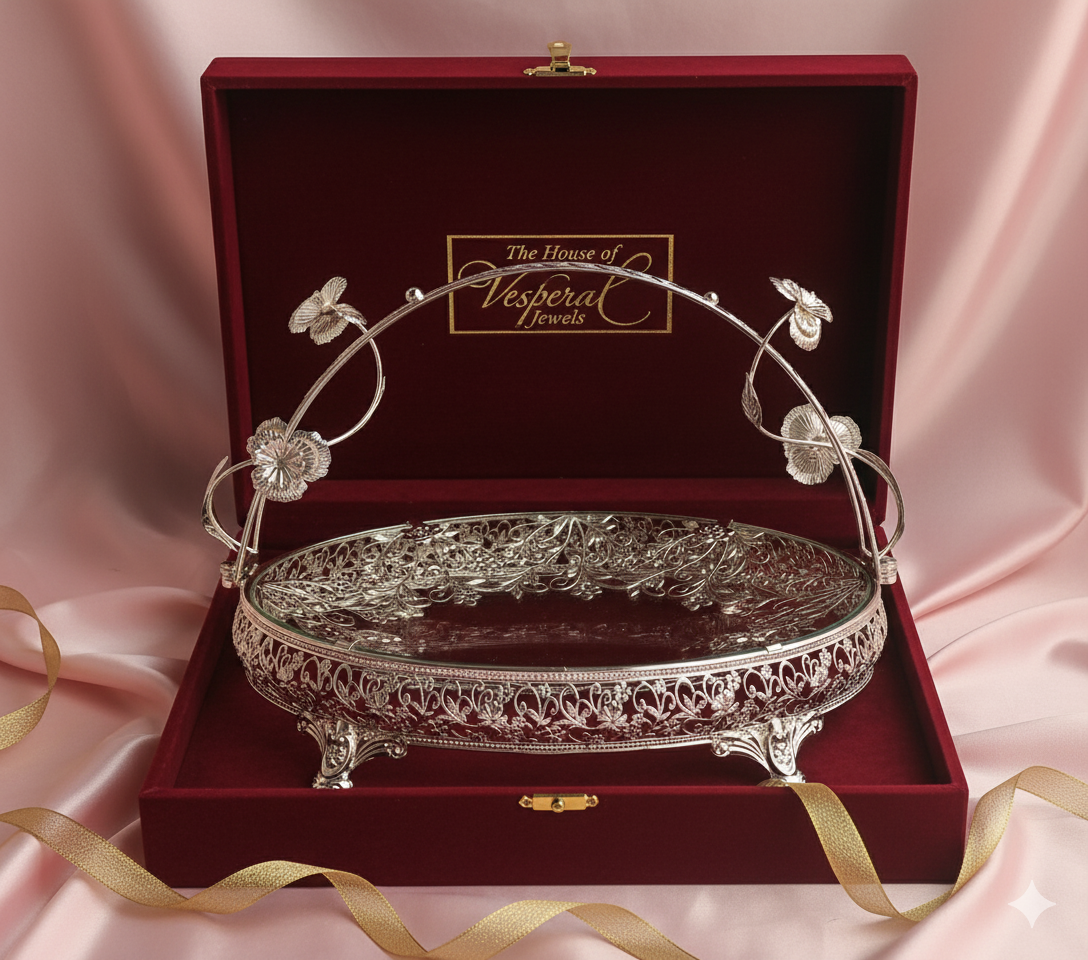 Silver-Plated Fruit Decor