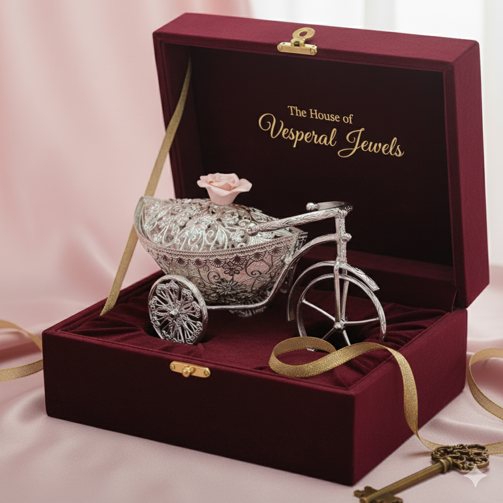 Silver Plated Home decor Cycle