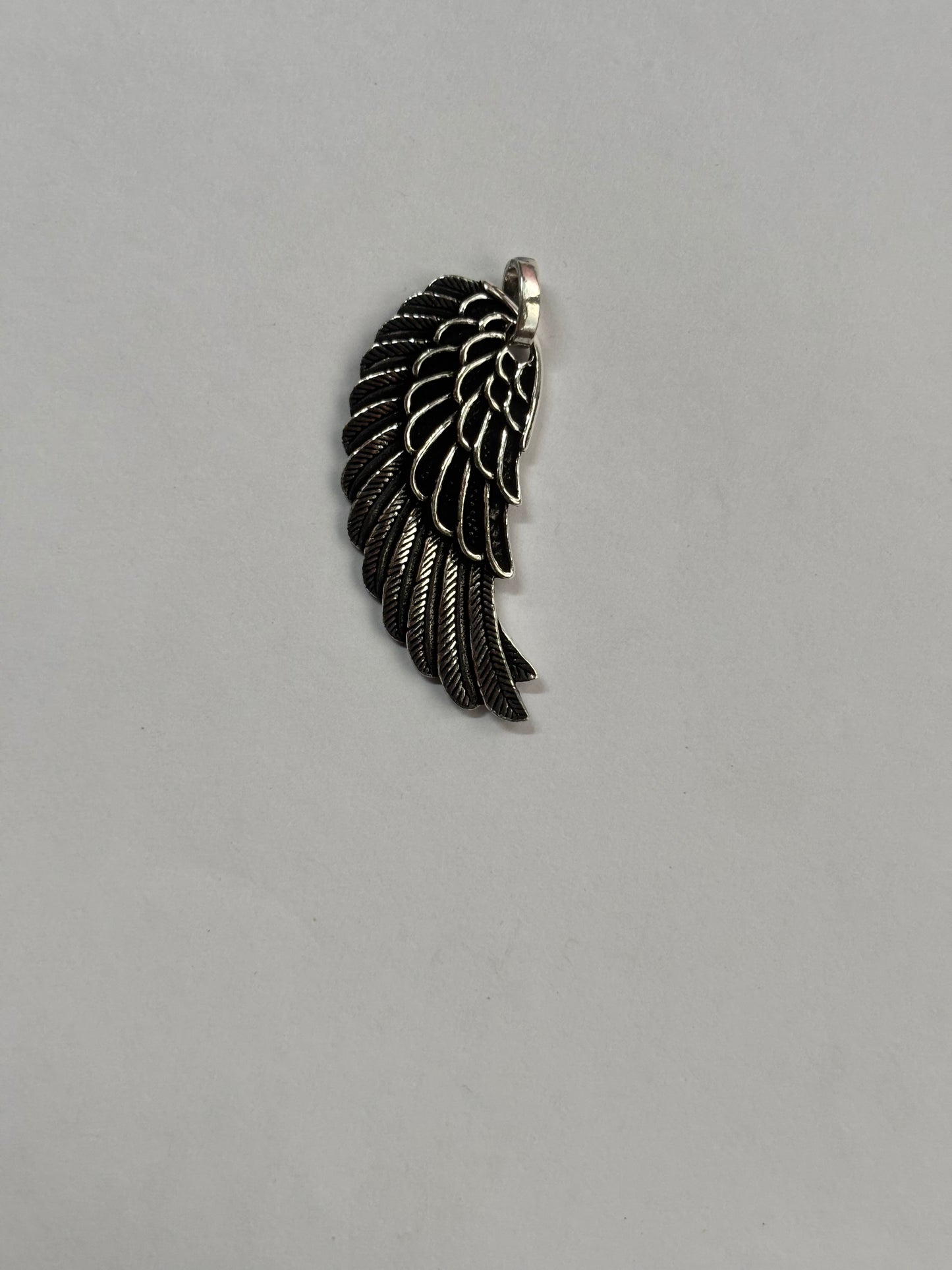 Guardian Angel: Sterling Silver Wing Necklace for Men
