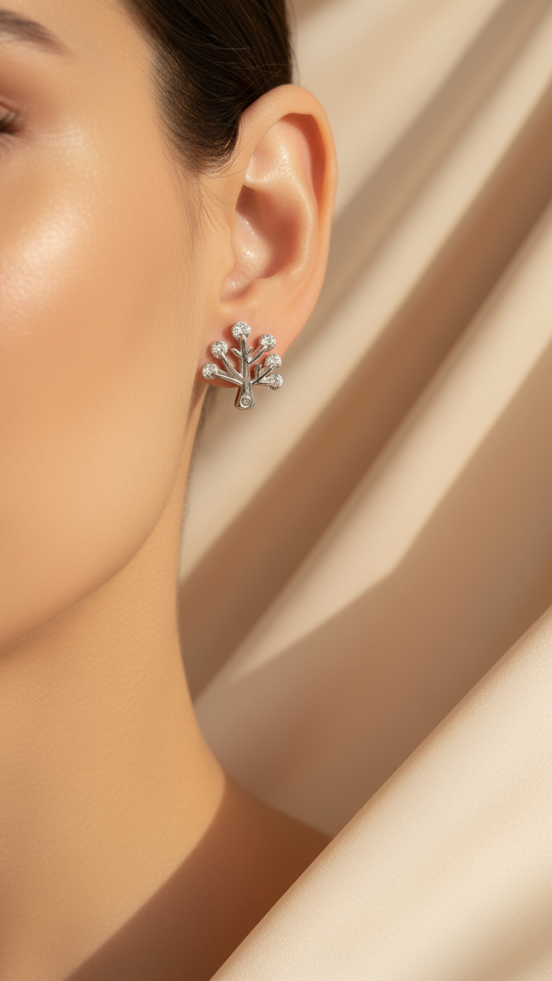 925 Silver Tree Earring