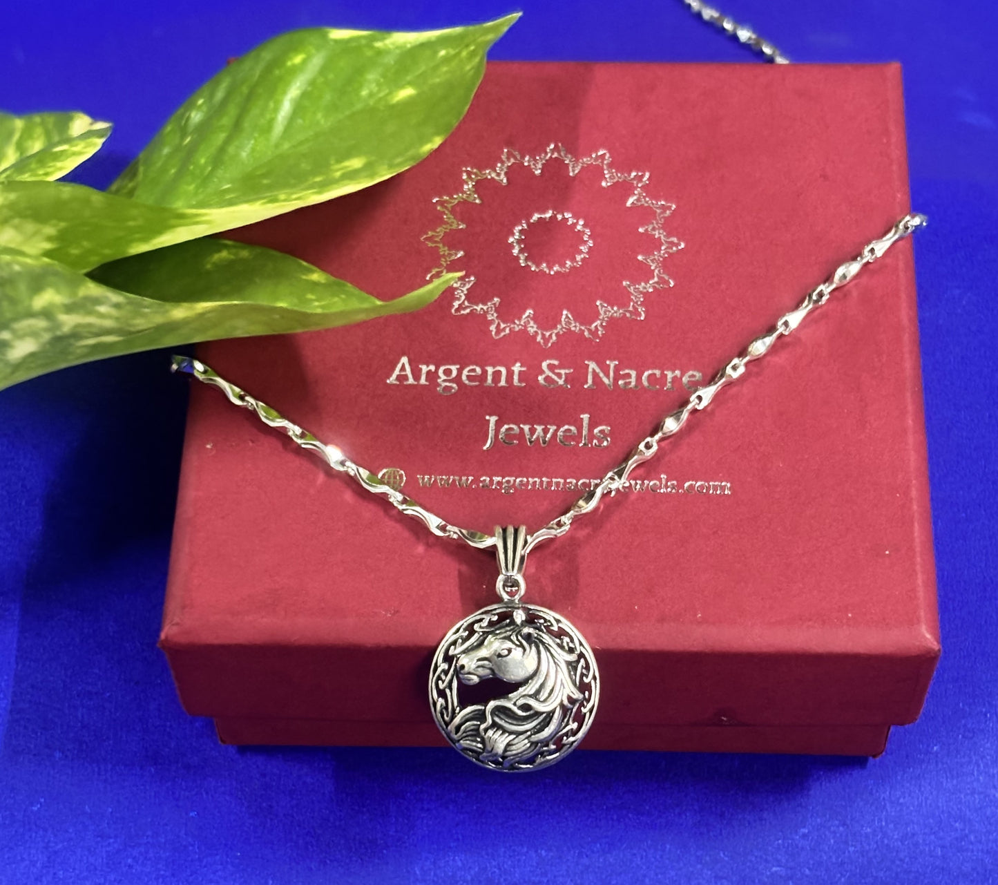 Freedom & Strength: 925 Silver Horse Pendant
