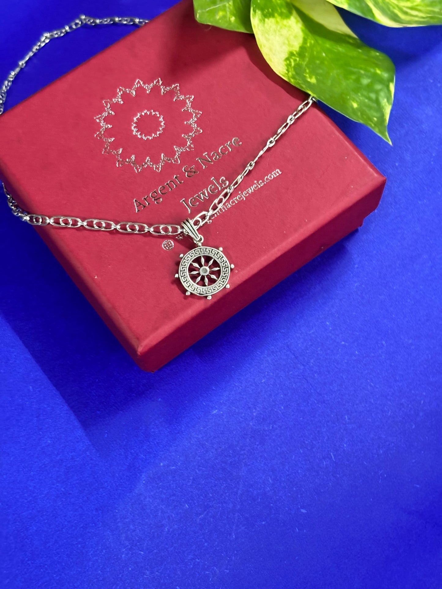 Navigate Your Path: Silver Circle Of Life Pendent for Him