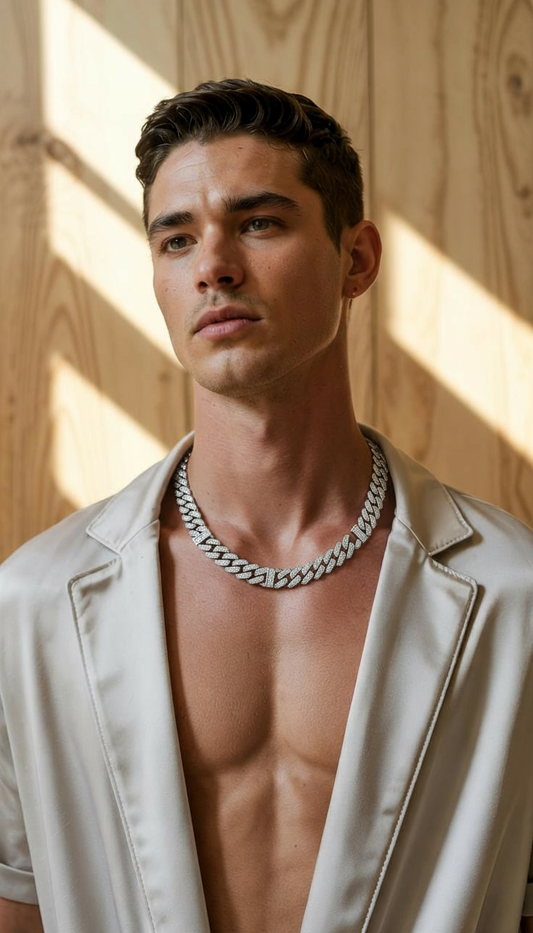 Men's 925 Sterling Silver Chain
