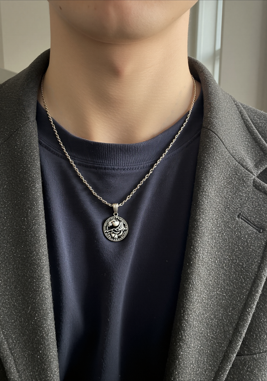 Freedom & Strength: 925 Silver Horse Pendant