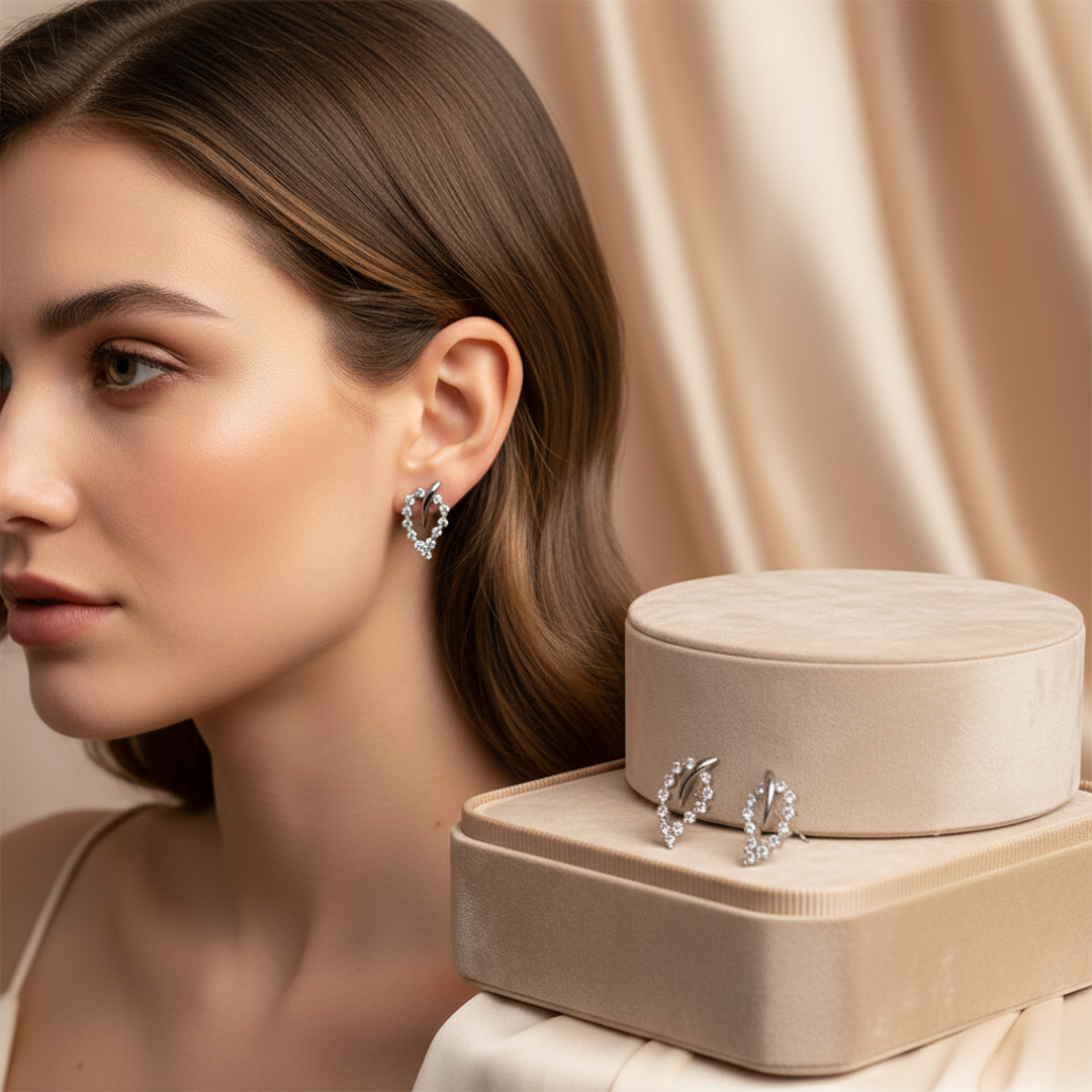 925 Silver Tree Earrings