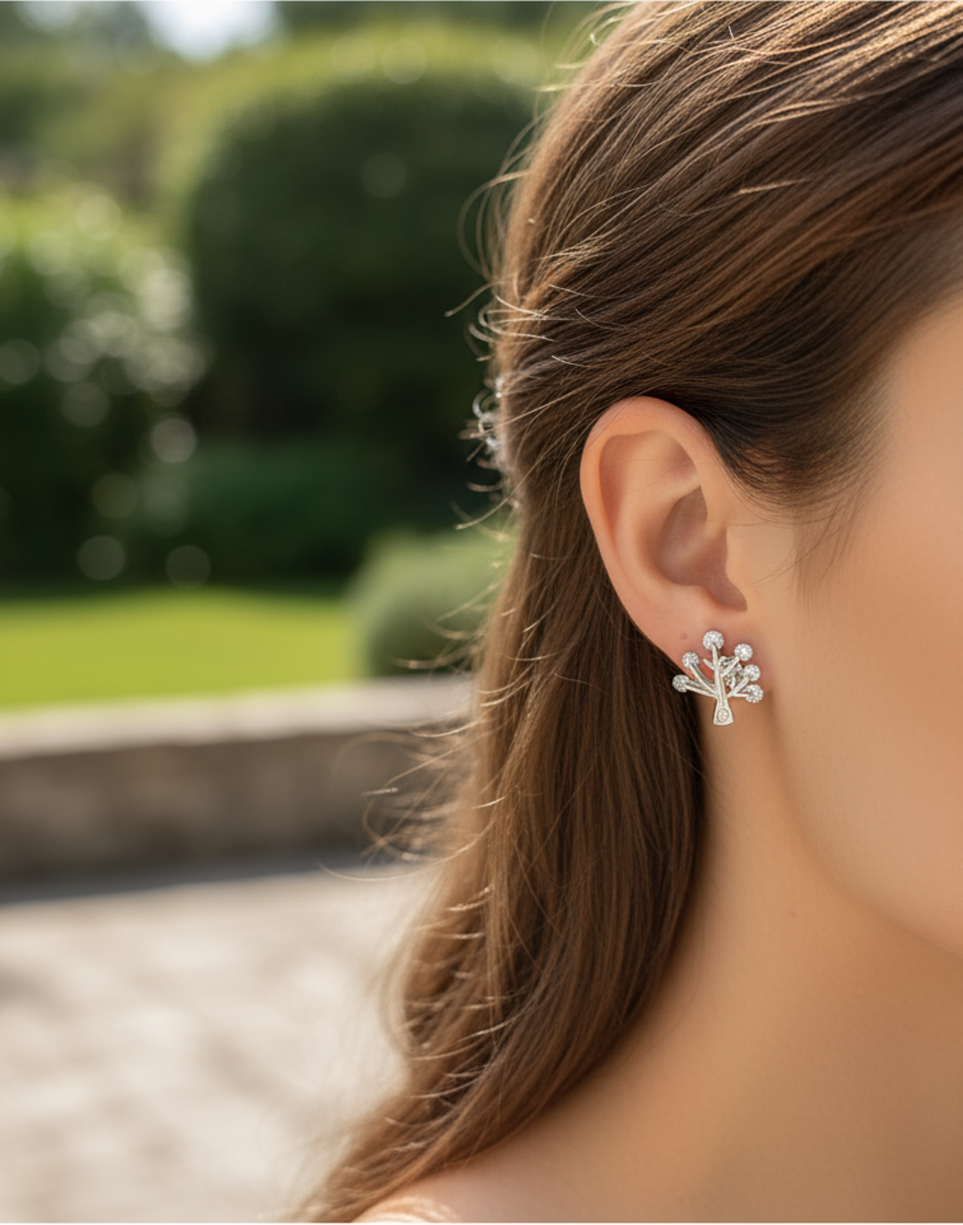 925 Silver Tree Earring