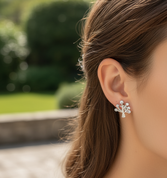 925 Silver Tree Earring